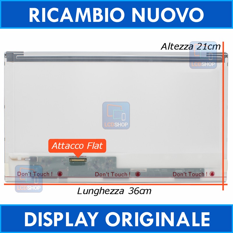 DISPLAY LED SCHERMO 15.6" LENOVO Ideapad Z500 per portatile 