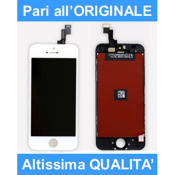 iPhone 5S Apple Schermo-Display + Touch Screen Bianco - LcdShop.it
