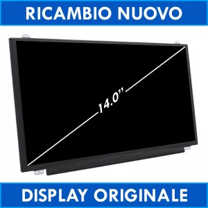 14" Display Led Lenovo ThinkPad T470P 20J6003KUS 30Pin eDP Schermo