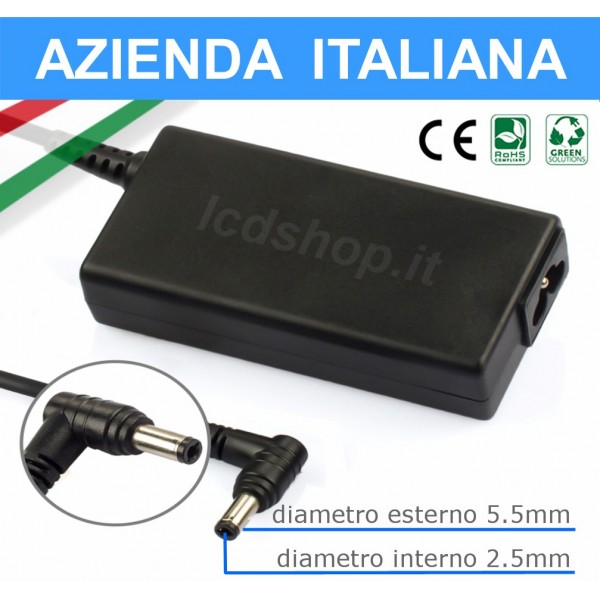 Alimentatore-Caricabatteria ACER Extenza 650 Serie (19 Volt-3.42 A) - LcdShop.it