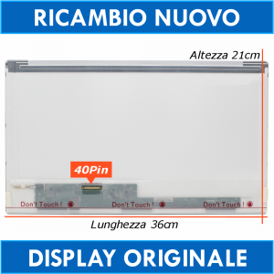 15.6 Led TOSHIBA SATELLITE A665-12N Display Schermo HD (N56THH126) - LcdShop.it